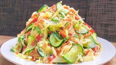 Photo of Refreshing Cucumber and Cabbage Salad
